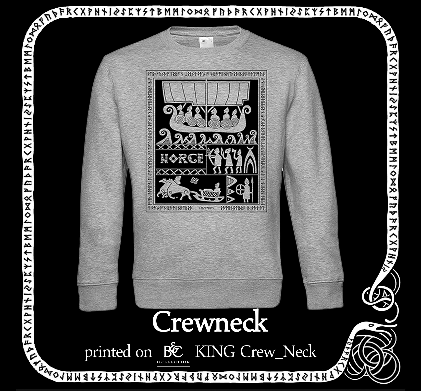 NORGE (Crewneck Sweatshirt) – Fullmoon