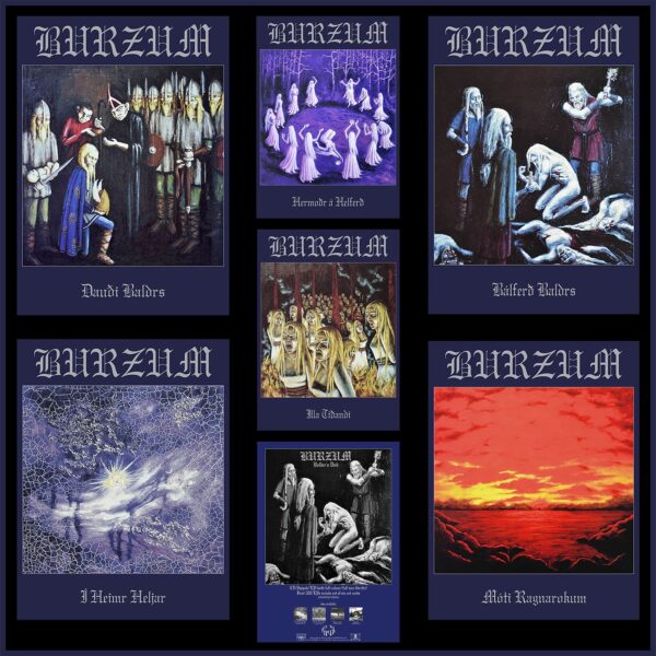 Burzum - Daudi Baldrs (Set of 7 posters)